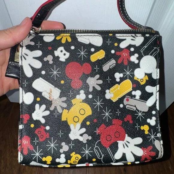 Dooney & Bourke Pink Disney Characters Foldover Crossbody Bag - Picture 2 of 14